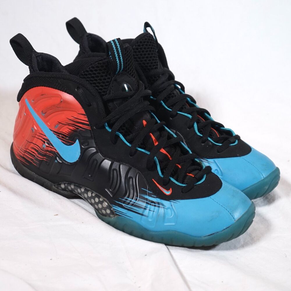 Nike Air Foamposite Pro “Spider-Man” 2013 Sneakers Youth Size 7Y No Insoles